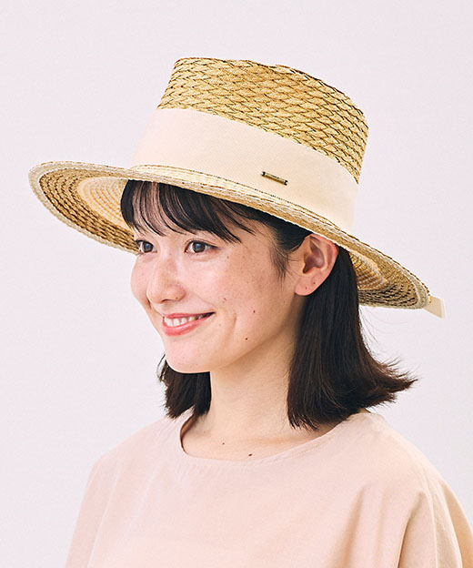 モデル頭囲：56cm 着用サイズ：ONESIZE
