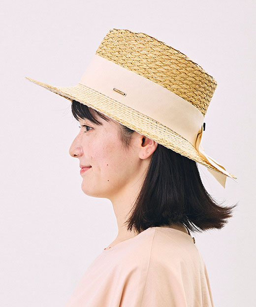 モデル頭囲：56cm 着用サイズ：ONESIZE