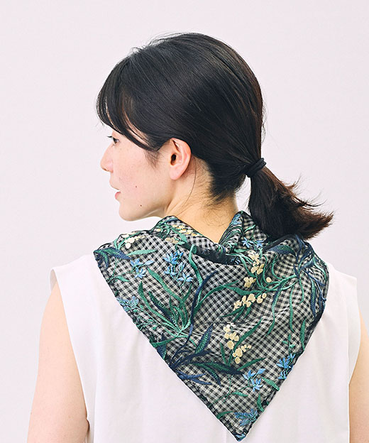 モデル頭囲：56cm 着用サイズ：ONESIZE