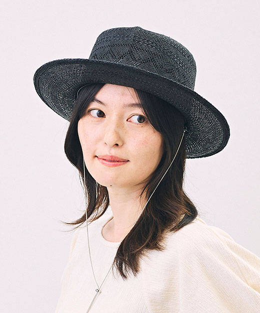 モデル頭囲：53cm 着用サイズ：Mサイズ