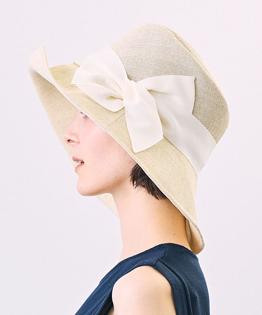 モデル頭囲：52cm 着用サイズ：ONESIZE