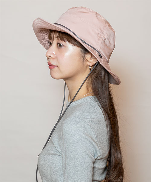 モデル頭囲：56cm 着用サイズ：ONESIZE