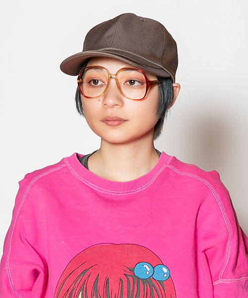 モデル頭囲：54cm 着用サイズ：ONESIZE