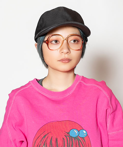 モデル頭囲：54cm 着用サイズ：ONESIZE