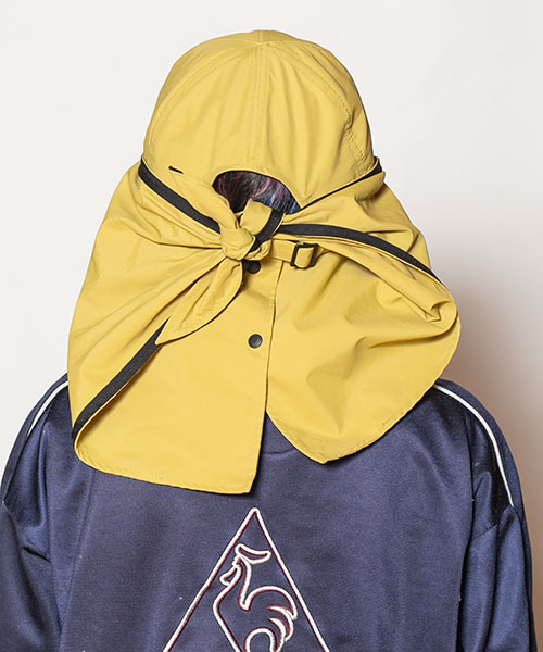 モデル頭囲：54cm 着用サイズ：ONESIZE