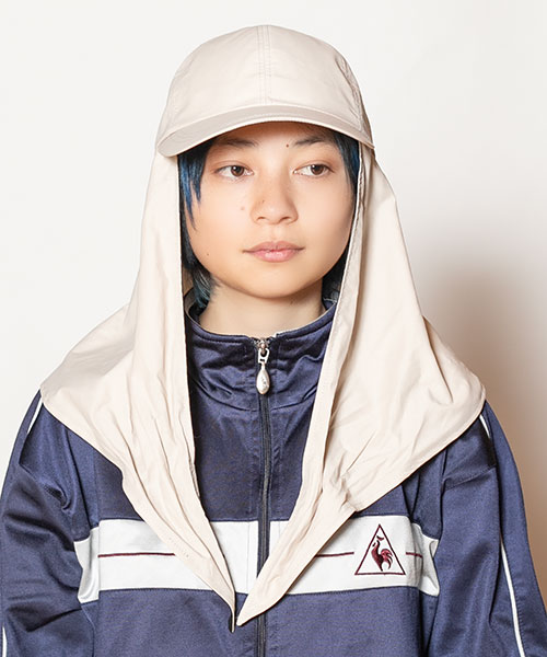 モデル頭囲：54cm 着用サイズ：ONESIZE