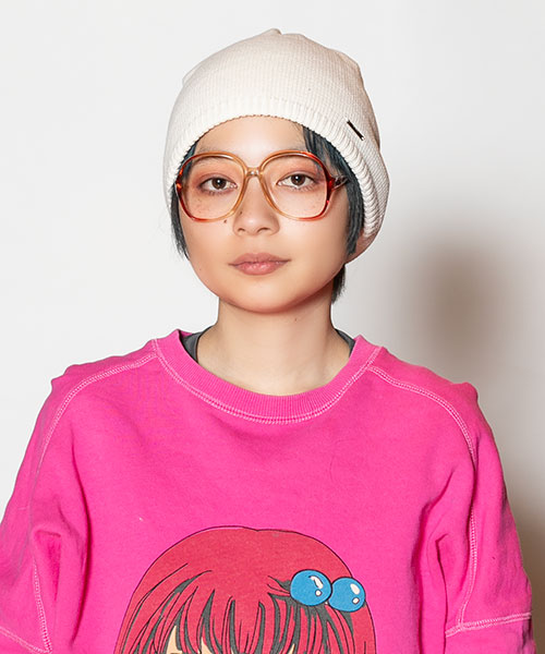 モデル頭囲：54cm 着用サイズ：ONESIZE