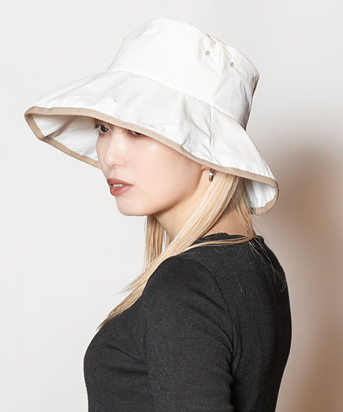 モデル頭囲：58cm 着用サイズ：ONESIZE