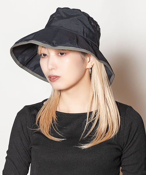 モデル頭囲：58cm 着用サイズ：ONESIZE