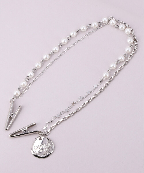 CHAINE PEARL 2 SILVER ONESIZE