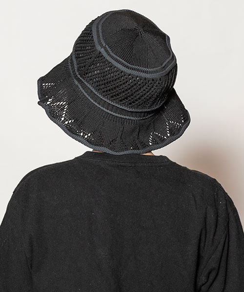 モデル頭囲：54cm 着用サイズ：ONESIZE