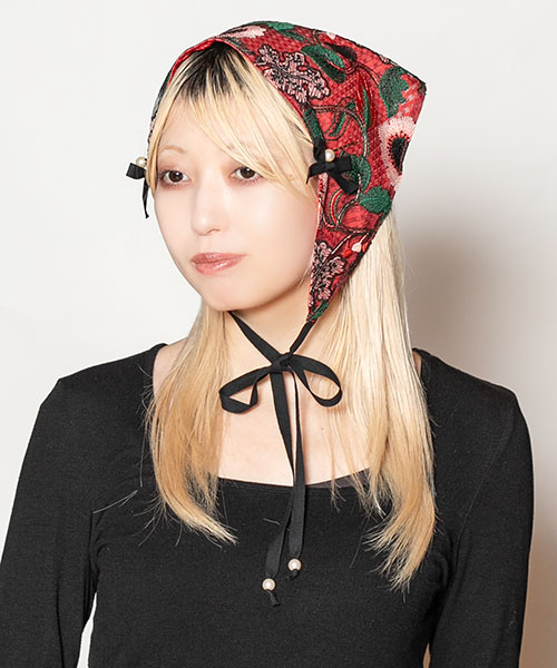 モデル頭囲：58cm 着用サイズ：ONESIZE