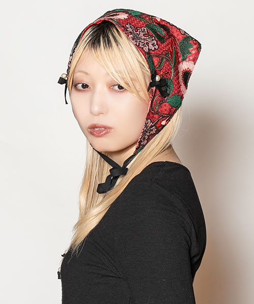 モデル頭囲：58cm 着用サイズ：ONESIZE