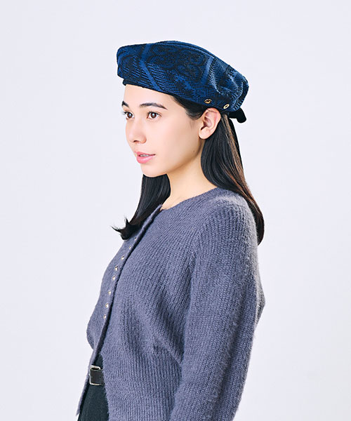 モデル頭囲：56cm 着用サイズ：ONESIZE
