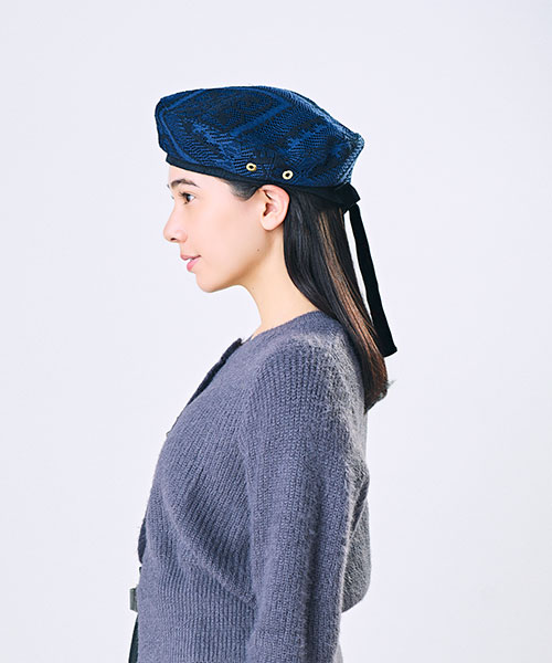 モデル頭囲：56cm 着用サイズ：ONESIZE