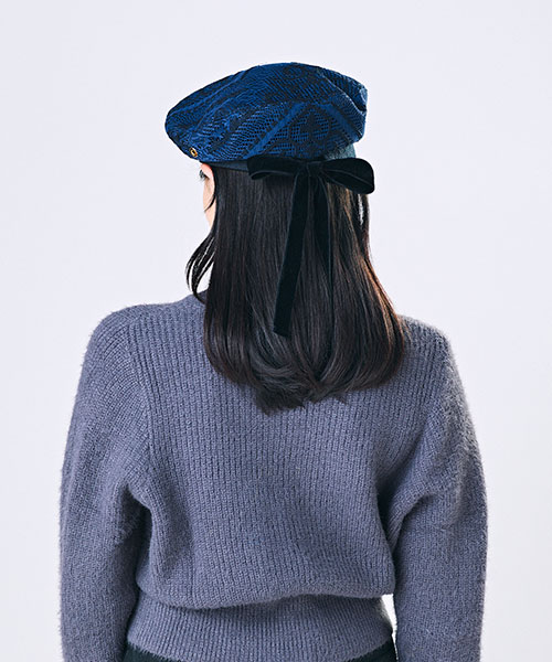モデル頭囲：56cm 着用サイズ：ONESIZE
