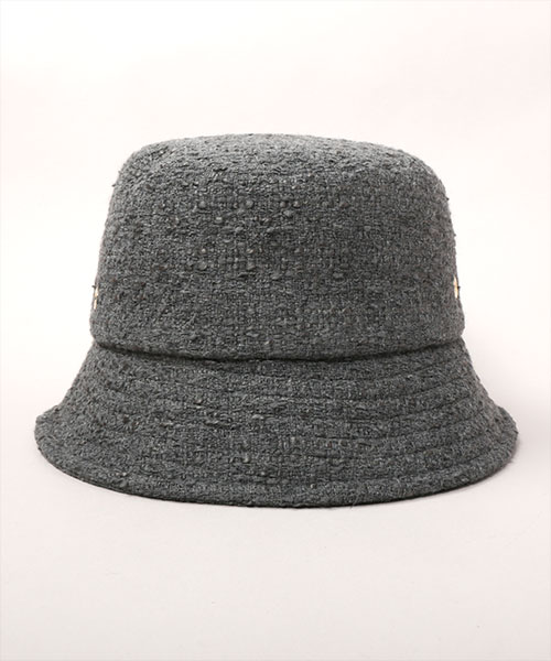 TWEED HAT 6 PINK ONESIZE
