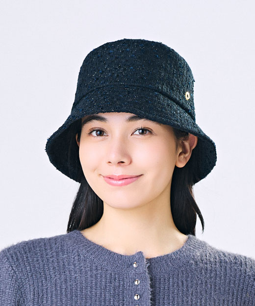 モデル頭囲：56cm 着用サイズ：ONESIZE