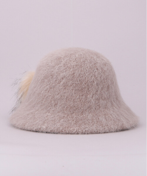 MARAFUR HAT 2 BLACK ONESIZE