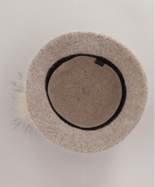 MARAFUR HAT 2 BLACK ONESIZE