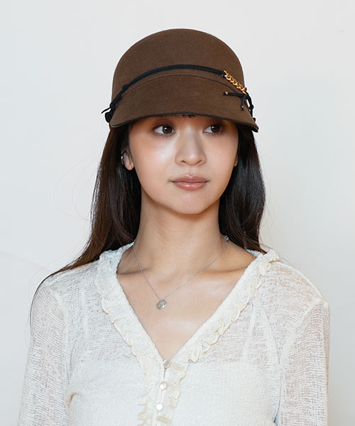 モデル頭囲：56cm 着用サイズ：ONESIZE
