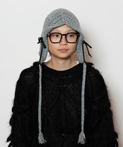 モデル頭囲：54cm 着用サイズ：ONESIZE