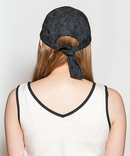 モデル頭囲：56cm 着用サイズ：ONESIZE