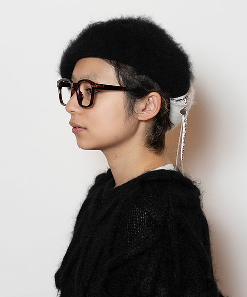 モデル頭囲：54cm 着用サイズ：ONESIZE