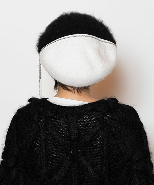 モデル頭囲：54cm 着用サイズ：ONESIZE