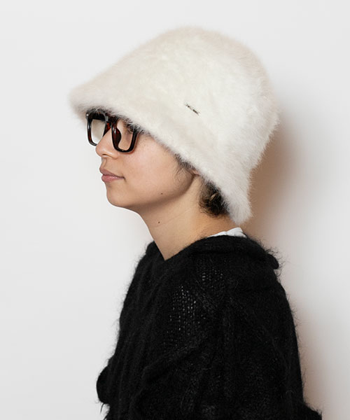 モデル頭囲：54cm 着用サイズ：ONESIZE