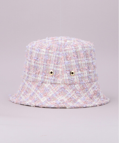 TWEED HAT 7 PINK ONESIZE