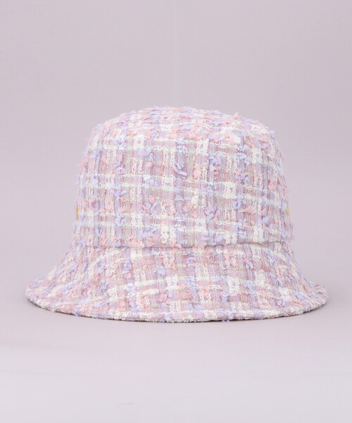 TWEED HAT 7 PINK ONESIZE