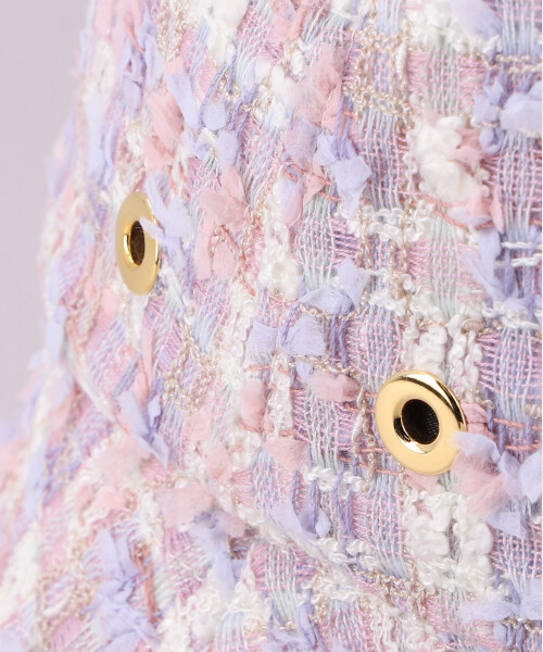 TWEED HAT 7 PINK ONESIZE