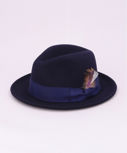 STETSON FEDORA NAVY M