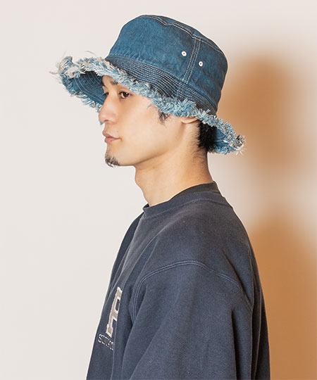 BASABASA DENIM SHORT3(ONESIZE BLUE): ハット｜帽子通販｜CA4LA