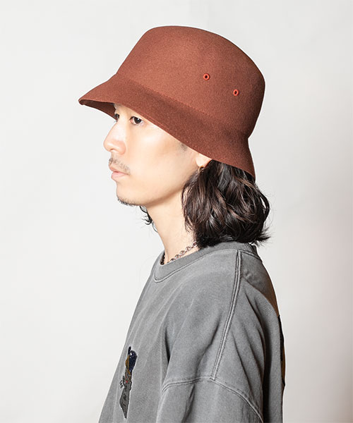 FELT BUCKET3(ONESIZE BROWN): ハット｜帽子通販｜CA4LA（カシラ）公式 