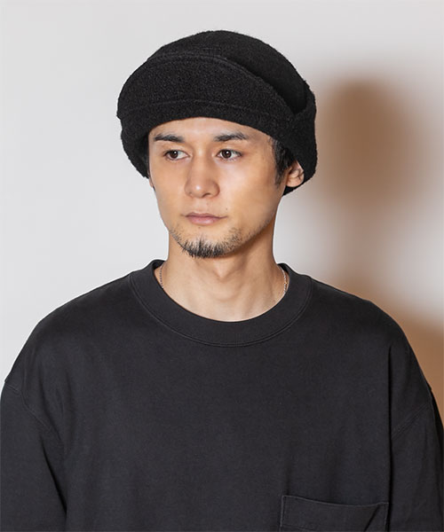 モデル頭囲：58cm 着用サイズ：ONESIZE