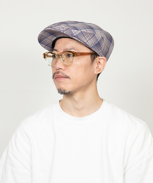 モデル頭囲：56.5cm 着用サイズ：ONESIZE