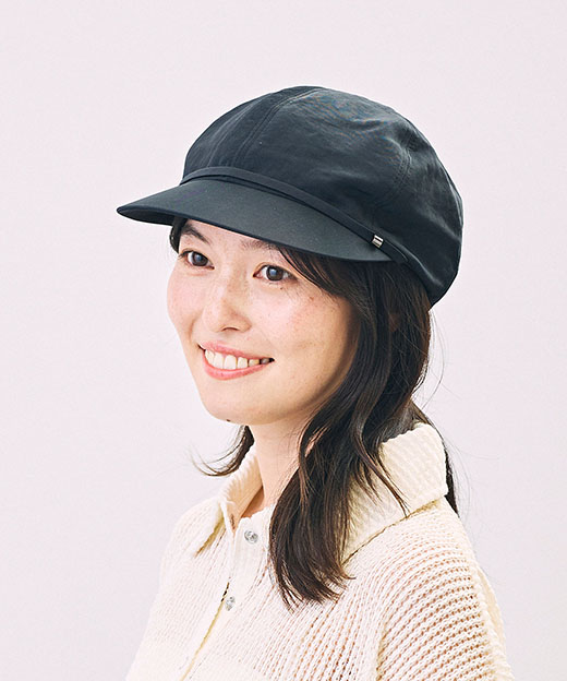 モデル頭囲：53cm 着用サイズ：ONESIZE