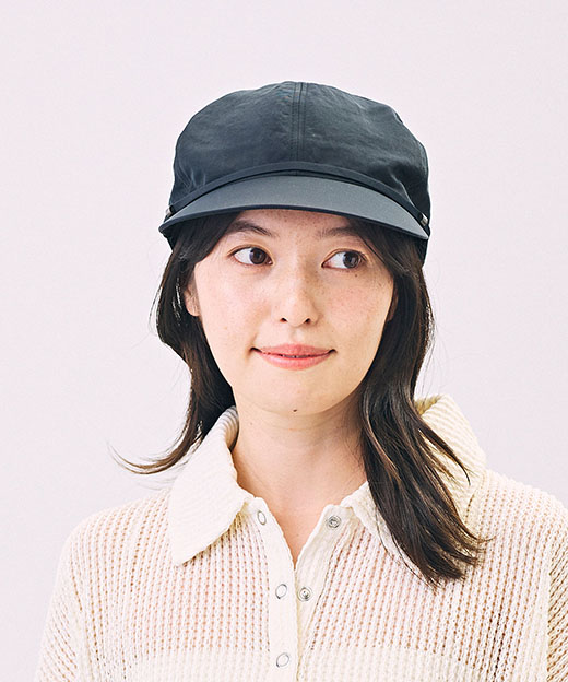 モデル頭囲：53cm 着用サイズ：ONESIZE