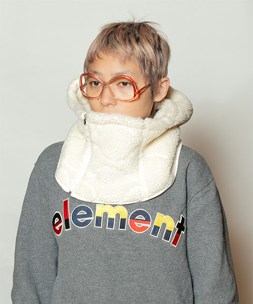 モデル頭囲：54cm 着用サイズ：ONESIZE