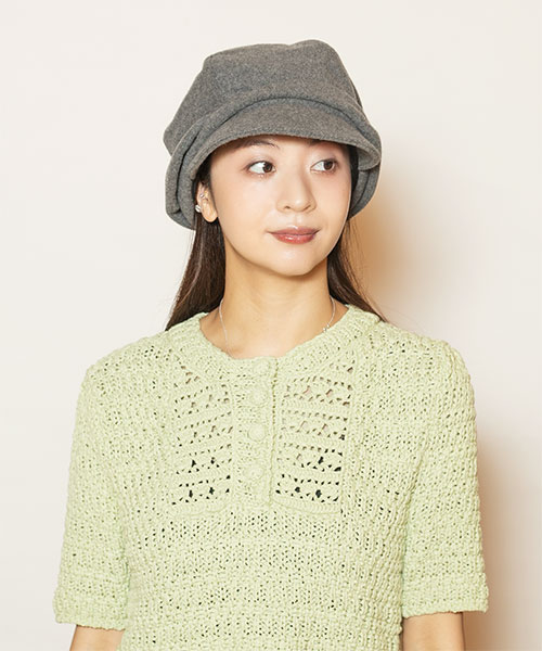 モデル頭囲：56cm 着用サイズ：ONESIZE