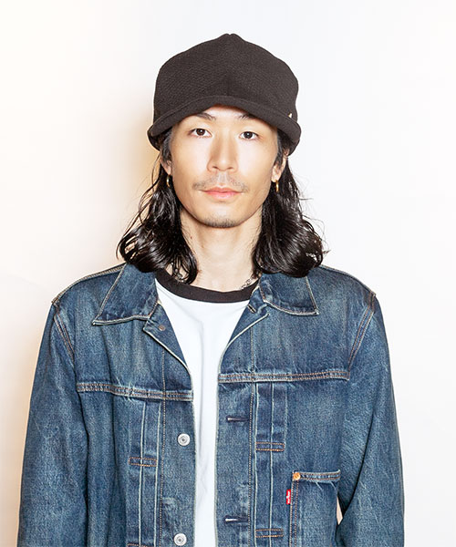 モデル頭囲：58cm 着用サイズ：ONESIZE
