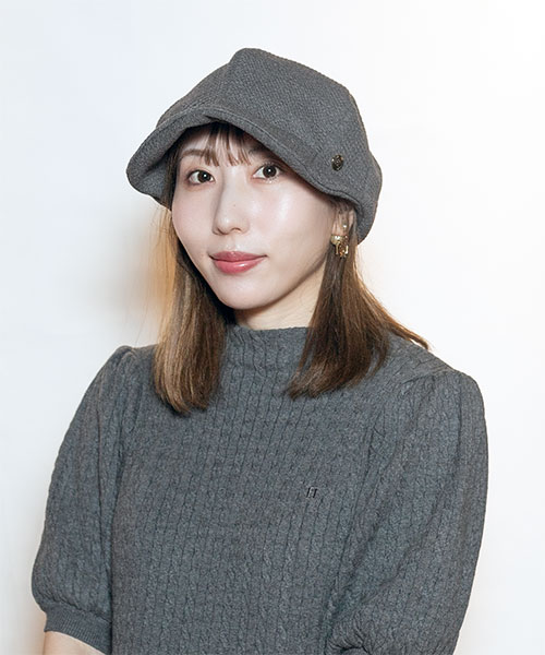 モデル頭囲：56cm 着用サイズ：ONESIZE