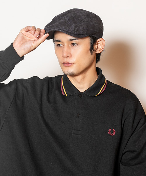 モデル頭囲：58cm 着用サイズ：ONESIZE