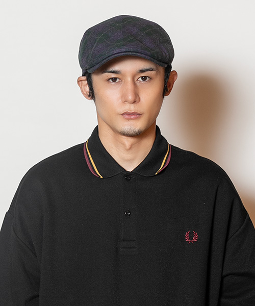 モデル頭囲：58cm 着用サイズ：ONESIZE