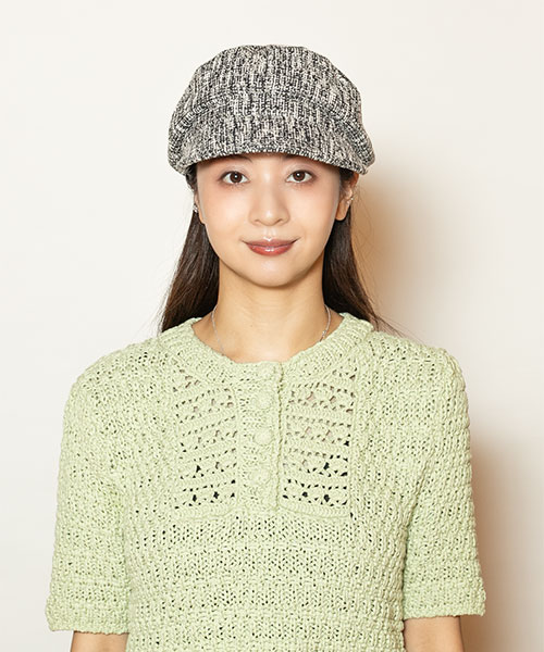 モデル頭囲：56cm 着用サイズ：ONESIZE