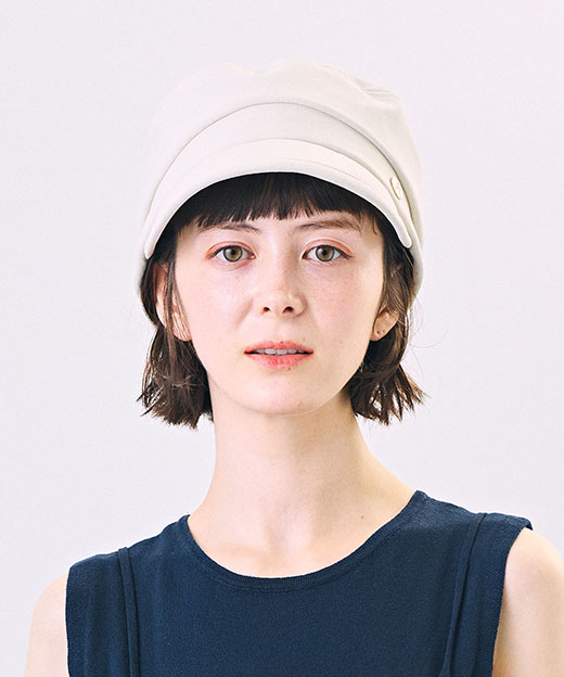 モデル頭囲：52cm 着用サイズ：ONESIZE