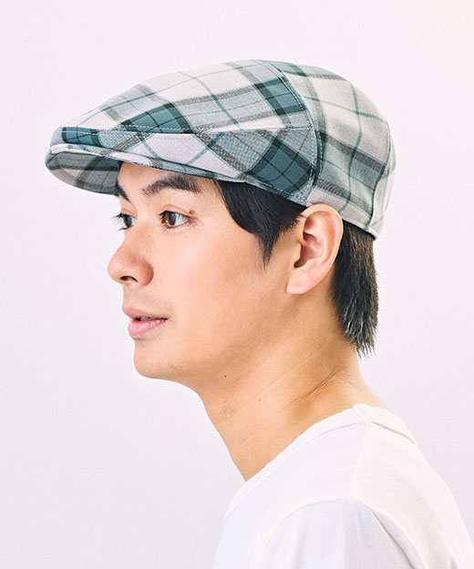モデル頭囲：58cm 着用サイズ：ONESIZE