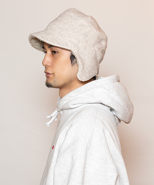 モデル頭囲：58cm 着用サイズ：ONESIZE
